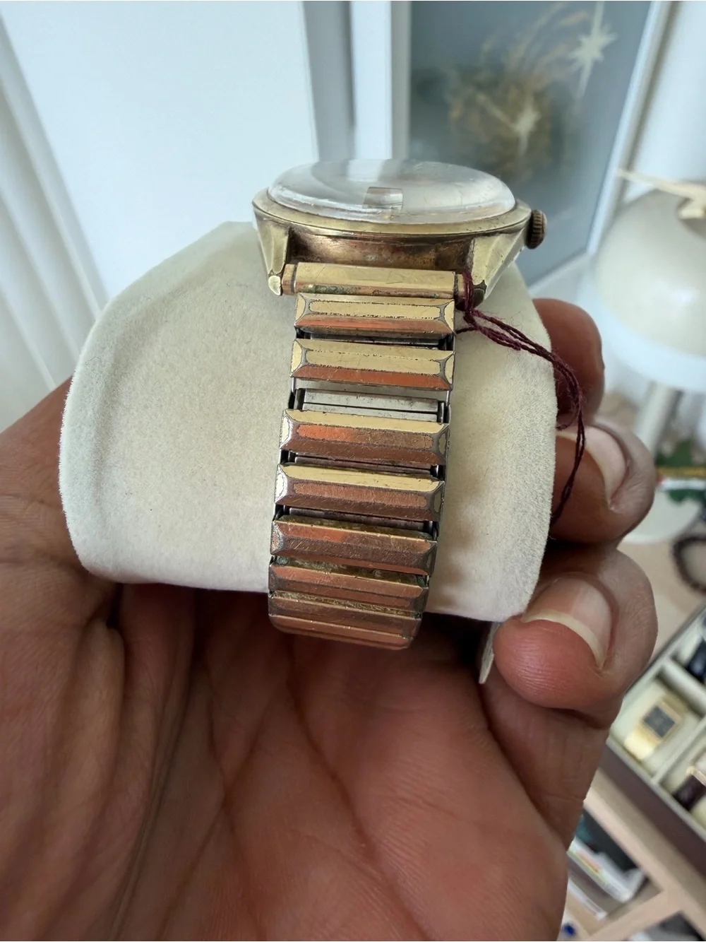 Gruen Precision Vintage Gold Tone Automatic Watch - White Dial 1960s
